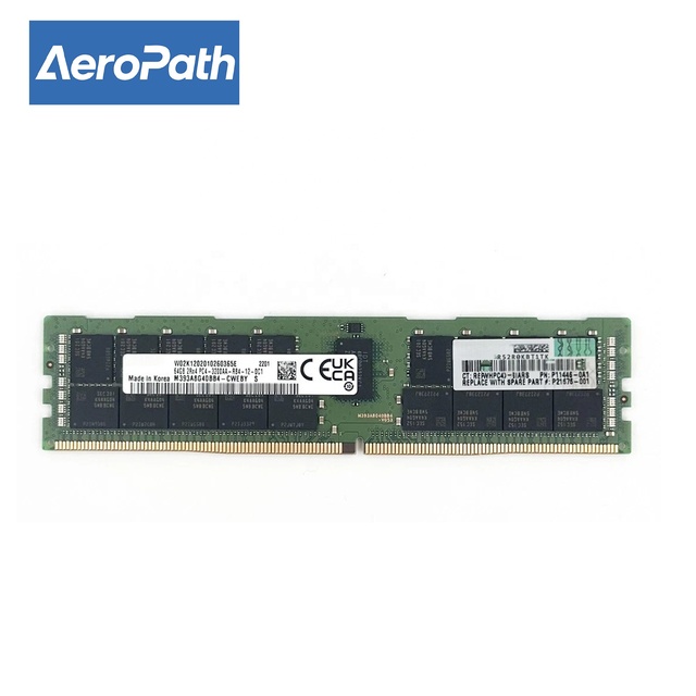 P21676-001 64GB DDR4-3200 RDIMM CL22 ECC 1.2V Server Memory