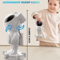 Lampe d'ambiance LED pour chambre à coucher, astronaute coloré, laser, lumière d'ambiance nocturne, mise à niveau récente