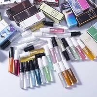 Mini vaporisateur de parfum de poche 3 ml, échantillon longue durée aux fragrances florales et fruitées, en flacons en verre avec buse, idéal pour les voyages, vente en gros