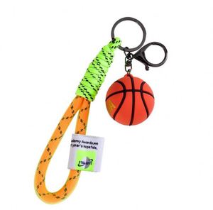 Cute Basketball Plastic Keychain Wholesale 3D Sports Pendant Custom Exquisite Unisex <b>Car</b> Backpack Key <b>Ornament</b> - Product Image 2