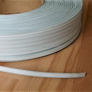 Double Wire Twist Ties/Clipband 8mm Width White Double Wire Plastic Twist Tie Plastic Clip In Roll Fot Bread Bag Food Packaging