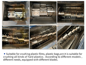 Recycling PE PP PVC PET Bottle Shredder Plastic Chopping Machine Plastic Grinding Machine Crusher Plastic Crusher - Product Image 3