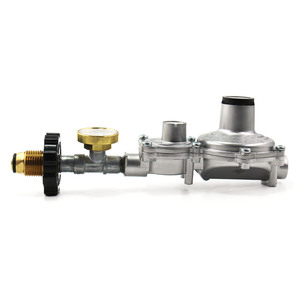 2-х фазный Регулятор пропана пол на входе с манометром для прицепа с прицепом газовый баллон бак 3/8 "NPT - Product Image 2