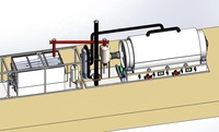 Déchets de plastique automatique 15TPD de prix usine/pyrolyse de pneu pour obtenir une usine/machine/équipement de mazout