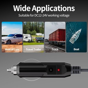 Adaptateur de câble de <span class=keywords><strong>voiture</strong></span> Starlink Mini 12V 24V pour câble d'alimentation DC Starlink Mini, adaptateur de chargeur allume-cigare de <span class=keywords><strong>voiture</strong></span> DC 12V DC - Product Image 3