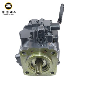 Pompe hydraulique principale Komatsu 708-1T-00472 Pompe à piston d'excavatrice <span class=keywords><strong>35</strong></span>+<span class=keywords><strong>25</strong></span>+25cc avec régulateur électrique - Product Image 2