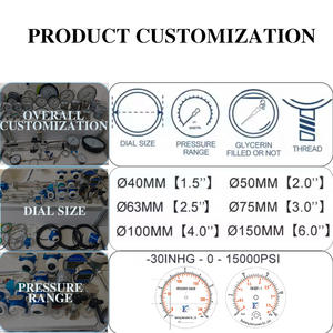 Fabriek Directe Verkoop, Nieuw Type Diafragma Manometer Toegepast In De Petrochemische Industrie - Product Image 5