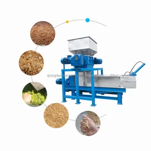 Voedsel Afval Crusher Ontwatering Machine Granaatappel Moerbessensap Extractor Machine Avocado Gember Squeezer Schroef Persmachine