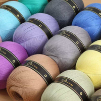 Châle en fil de soie et coton tricoté à la main, style dentelle, tissé à la machine, pour le crochet épais – Meilleure vente, export transfrontalier