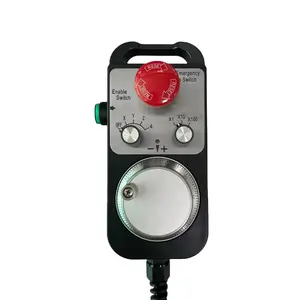 Standard Type Emergency switch available Easy To Operate Pendant Mpg/Cnc Handwheel Manual Pulse Generator for cnc laser machine