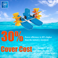 PRODUIT CHAUD AÉRATEUR DE ROUE FUTI PADDLE 1HP 2 IMP MONOPHASÉ SCD-0.75 MOTEUR EN FONTE PA IMPELLER