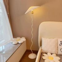 Lampe de sol LED plissée, lumière nordique pour la maison, luxe, salon, canapé, chambre à coucher, chevet, coin, simple, à intensité variable, contrôle par application