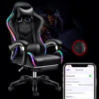 Chaise de jeu e-sport en cuir ergonomique pour bureau et ordinateur, qualité export, confortable pour longues sessions