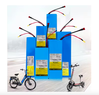 Paket Baterai 60V 52V Sepeda Listrik Lithium Ebike Baterai DIY 48V 10ah 15ah 20ah 25ah 30ah 72V 18650 Baterai Siklus Dalam