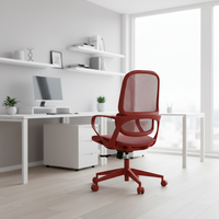 Chaise de bureau ergonomique en maille de haute qualité, pivotante et réglable, pour ordinateur, de luxe, exécutive, commerciale et moderne, vente en gros