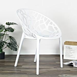 Chaise de salle à manger ajourée, minimaliste et moderne, à dossier haut, respirante pour la maison, le restaurant et le café - Product Image 3
