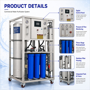 Sistema de Filtro de Agua de Ósmosis Inversa para Toda la Casa con Estación de Recarga de Agua para Uso Comercial - Product Image 3