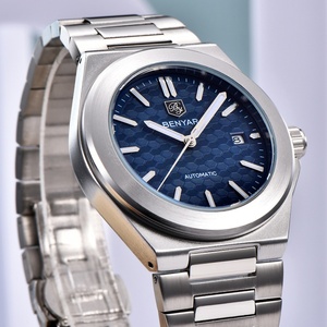2025 New BENYAR Luxury Classic Business Sports Quartz <b>Mechanical</b> <b>Watch</b> Stainless Steel Waterproof Luminous Men - Product Image 3