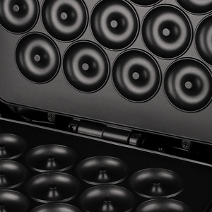 Akane a.2200 1400W <span class=keywords><strong>Donut</strong></span> Maker maquina de hacer bánh rán không dính lớp phủ hai mặt sưởi ấm dễ dàng để làm sạch nhiệt đồng đều - Product Image 3