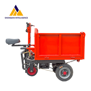 Elektrische zit-sta-wagen met flexibele besturing, zwaarbelastbaar industrieel <span class=keywords><strong>mini</strong></span>-vrachtwagentje - Product Image 6