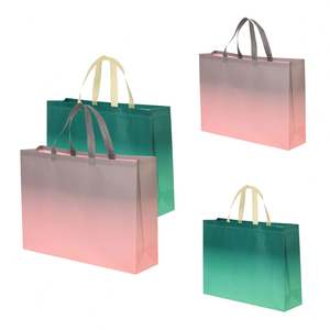 Bolsa Térmica Reutilizable Ecológica Personalizada de Tamaño Mediano, Bolsa de Transporte Térmica No Tejida Reciclable con Impresión de Logotipo Personalizado por Transferencia de Calor para Regalos - Product Image 5