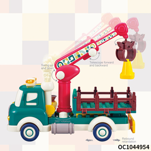 <span class=keywords><strong>Camion</strong></span> transporteur de jouets en plastique pour animaux (cerf, <span class=keywords><strong>girafe</strong></span>) pour enfants garçons, vente en gros, avec fonction lumière, son et pulvérisation de brume - Product Image 4