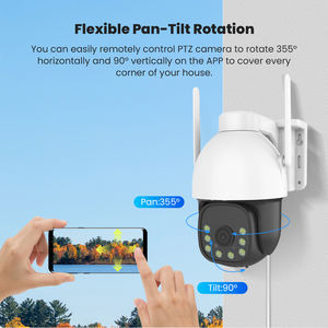 Caméra Dôme Solaire 4G la Plus Vendue 6MP Caméra de Sécurité Extérieure Angle de Vision 350° Vision Nocturne Stockage Cloud Carte SIM - Product Image 5