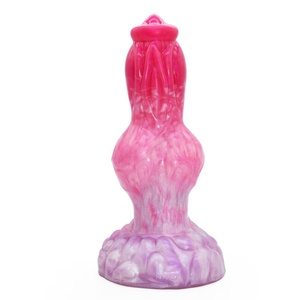 Dildo de Silicona Realista con Forma de Pene de Lobo, Color Rosa Fantasía, para Principiantes, Juguete Sexual Anal para Mujeres, Hombres y Parejas - Product Image 1