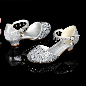 2026 New Summer Fashion Princess <b>Sandals</b> for Girls Pink Rhinestone Shoes for Big Kids Korean Style Breathable Children Shoes - Product Image 3