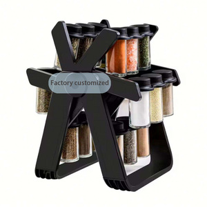 MANFÂ Présentoir à Épices,360°Étagères Rotatives,430 | WhichOne