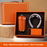 Coffret Cadeau d'Entreprise de Luxe Haut de Gamme Innovation 2026 : Mug, Power Bank Newmine et Masseur Cervical – Boîte Surprise Premium