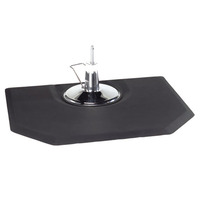 Tapis de sol antidérapant en PU épais, couleur unie, anti-fatigue, imperméable, pour salon de beauté, barbier, adapté aux animaux domestiques, fait main