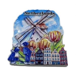 Imán de Refrigerador Artístico de Resina Ecológica Personalizado, Decorativo y Creativo, Souvenir de Poliresina con Cuadros Famosos - Product Image 1