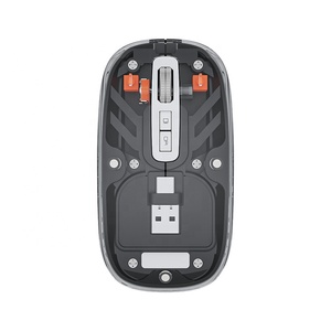 Đa Thiết Bị Dual-Chế Độ Trong Suốt Không Dây Chuột Chơi Game 2.4G/<span class=keywords><strong>Bluetooth</strong></span> 5.0 Sạc Chuột Với Từ Bìa Và RGB Chiếu Sáng - Product Image 6