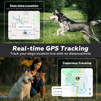 GPS Antipérdida para Perros: Rastreo en Tiempo Real, Sin Límites de Distancia, Diagnóstico de Salud por IA, Alertas de Geocerca, LED y Sonido, Resistente al Agua