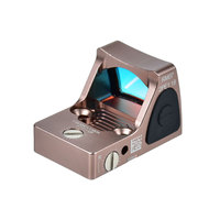 LAMBUL Optics RM07 Red Dot Sight 20mm 1913 Mount Reflex Sight Scope Réglable LED Chasse Tir Holographique Noir/Tan