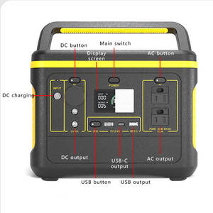 Générateur solaire portable 600W 1000W alimenté par batterie, prix compétitif OEM, station d'alimentation portable KN-600W, alimentation portable Po - Product Image 2