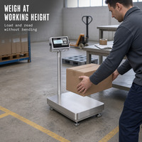 Timbangan Digital Platform Tugas Berat 300kg untuk Pengiriman Barang, Logistik, Gudang, dan Stasiun