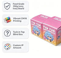Caja de Regalo Misteriosa de Cartón para Almacenamiento de Juguetes Pequeños con Logotipo Personalizado Impreso, Carpetas Plegables de Cartón Reciclado