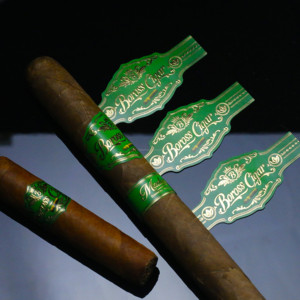 Custom Private <b>Logo</b> Gold Foil Printing Embossing Metal Packaging Cigar Band Rings Label <b>Stickers</b> - Product Image 3