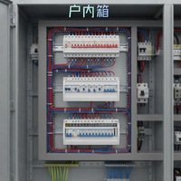 Boîte de distribution d'énergie industrielle pour intérieur |   220V/380V |   Courant 10-63A |   Acier laminé à froid antistatique avec revêtement en poudre |   IP30