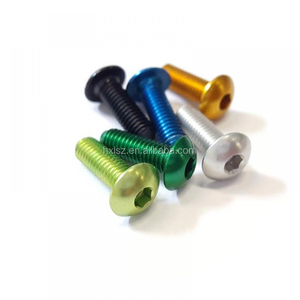 China Manufacture M2 M3 M4 M5 M6 Hexagon <strong>Socket</strong> Countersunk Head Anodized Aluminum <strong>Screws</strong> - Product Image 6
