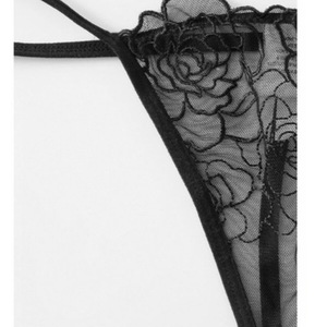 Biancheria intima Sexy di vendita calda occidentale Lingerie passione reggiseno trasparente e slip Set biancheria da donna Sexy perizoma a tre punti - Product Image 4