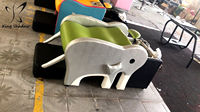 Chaise de shampooing d'éléphant d'enfants avec la chaise de lavage de cheveux de Offre Spéciale de plomberie chaise de shampooing de salon