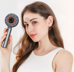 <span class=keywords><strong>Brosse</strong></span> multifonctionnelle anti-chute de <span class=keywords><strong>cheveux</strong></span> Traitement de la <span class=keywords><strong>repousse</strong></span> des <span class=keywords><strong>cheveux</strong></span> Vibration Head Scalp Massager Brush Infrared Ray Massage Comb - Product Image 1