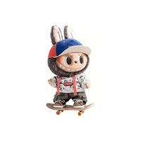 Poupée en peluche Pop Mart Zimomo 58CM, jouet en vinyle PVC, ensemble complet Monsters Labubu I Found You, boîte mystère