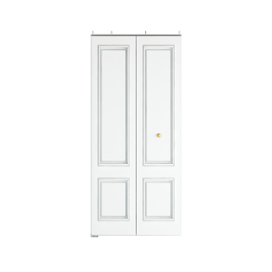 Set perangkat keras pintu lemari lipat dua Interior, pintu geser lipat - Product Image 5
