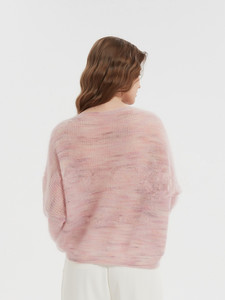 <span class=keywords><strong>Pull</strong></span> oversize en mohair Ombre Tricot <span class=keywords><strong>fin</strong></span> <span class=keywords><strong>Col</strong></span> <span class=keywords><strong>Bateau</strong></span> <span class=keywords><strong>Pull</strong></span> douillet - Product Image 2