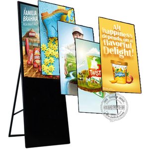 Di động di động kỹ thuật số biển Mạng e-poster <span class=keywords><strong>LCD</strong></span> quảng cáo Màn hình hiển thị tầng thường vụ 43 "kỹ thuật số Poster trong nhà - Product Image 6
