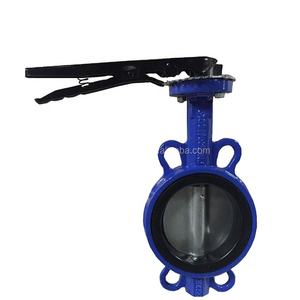 नई दुकान सैनिटरी टोरो मैनुअल पावर कास्ट आयरन हैंड लेवल क्लैंप वेफर लुग प्रकार सीट तितली वाल्व जल मीडिया के लिए - Product Image 1